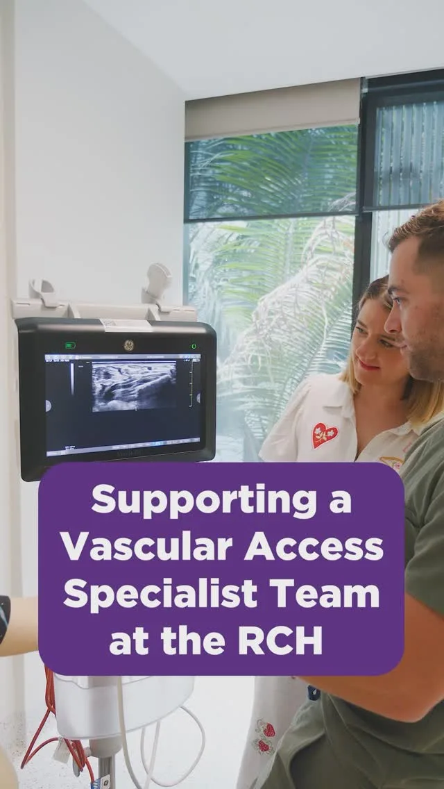 Thanks to the generosity of the Good Friday Appeal and its supporters, children receiving care at the @rchmelbourne will have an expert team of specialist nurses providing support with the insertion of peripheral intravenous catheters (PIVCs). 

The Vascular Access Specialist Team (VAST) will work closely with patients, families, and clinical teams to improve this experience, enhance staff education, and create a patient-centred approach to inserting PIVCs 💜💚
