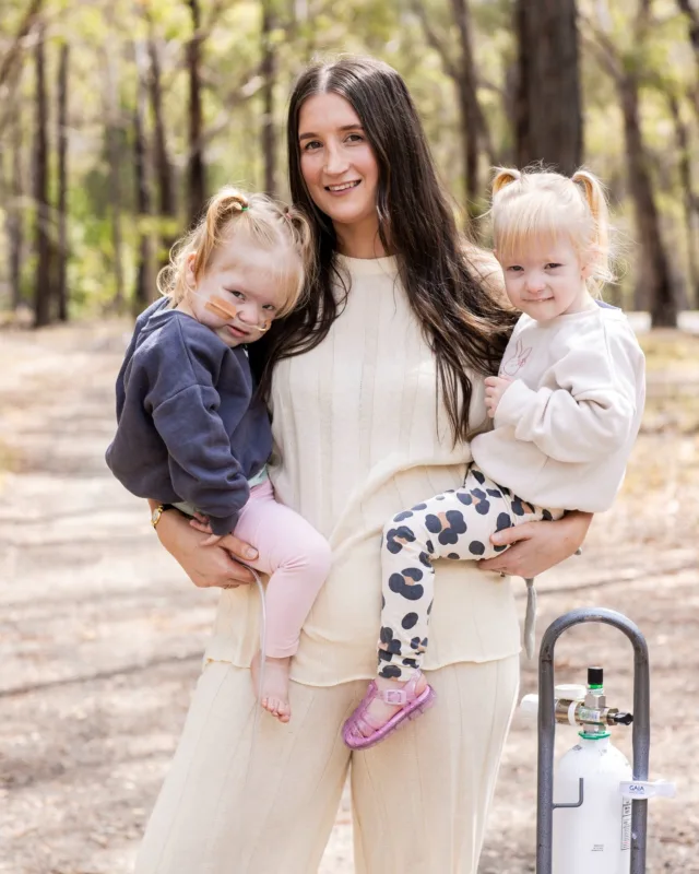 When Sarah gave birth at 27 weeks to twins Toni and Poppy in 2022, they spent 221 days in both the Royal Women’s Hospital and The Royal Children’s Hospital. 15 months later, Toni went into sudden and serious respiratory failure and her life was saved at the RCH.

This year, Sarah is taking part in Run for the Kids, to help raise money for the hospital that helped her girls. "I’m a bit nervous about running but I felt like it was time to give back to the hospital,”.

You too can join Sarah on April 6 by registering for Run for the Kids via the link in our bio 💜

Picture: Zoe Phillips